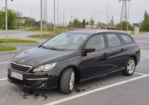 poznań Peugeot 308 cena 41500 przebieg: 141000, rok produkcji 2017 z Poznań